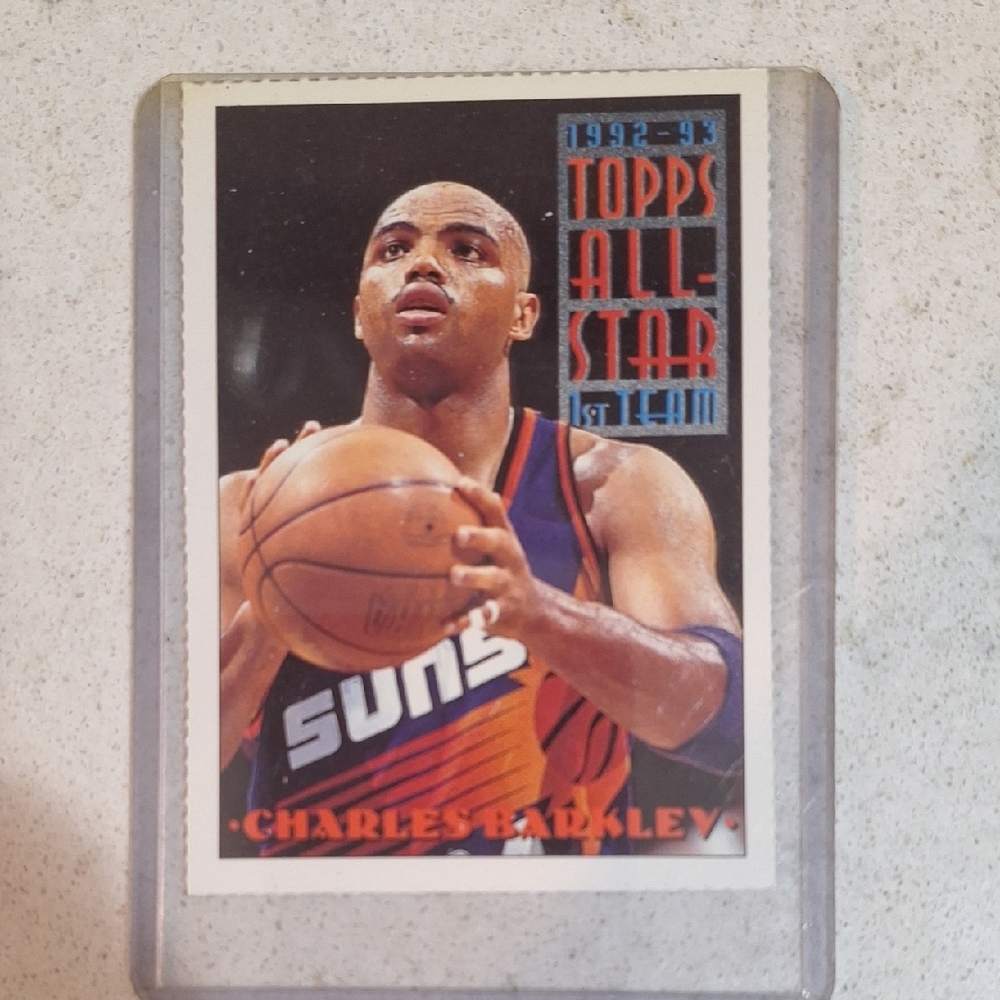 Topps All-Star Basketball Card with Suns Jersey